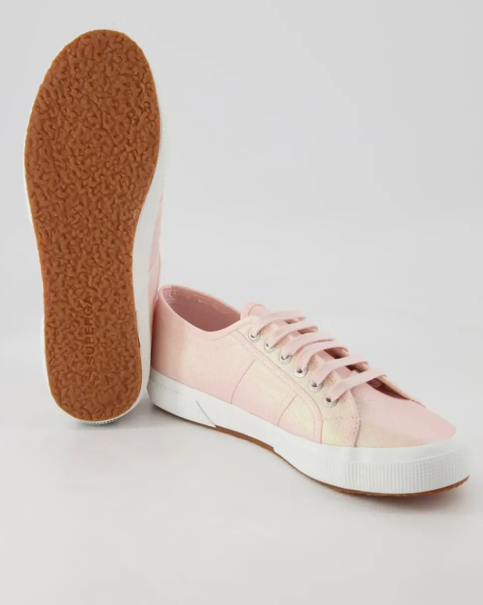 2750-Lame Schnürschuhe in Rosa