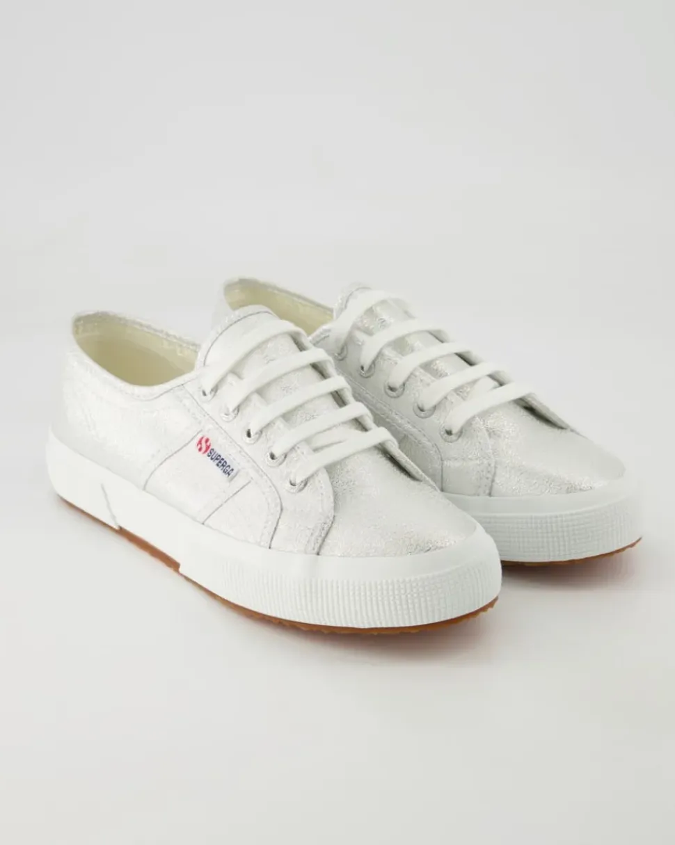 2750-Lame Schnürschuhe in Silber