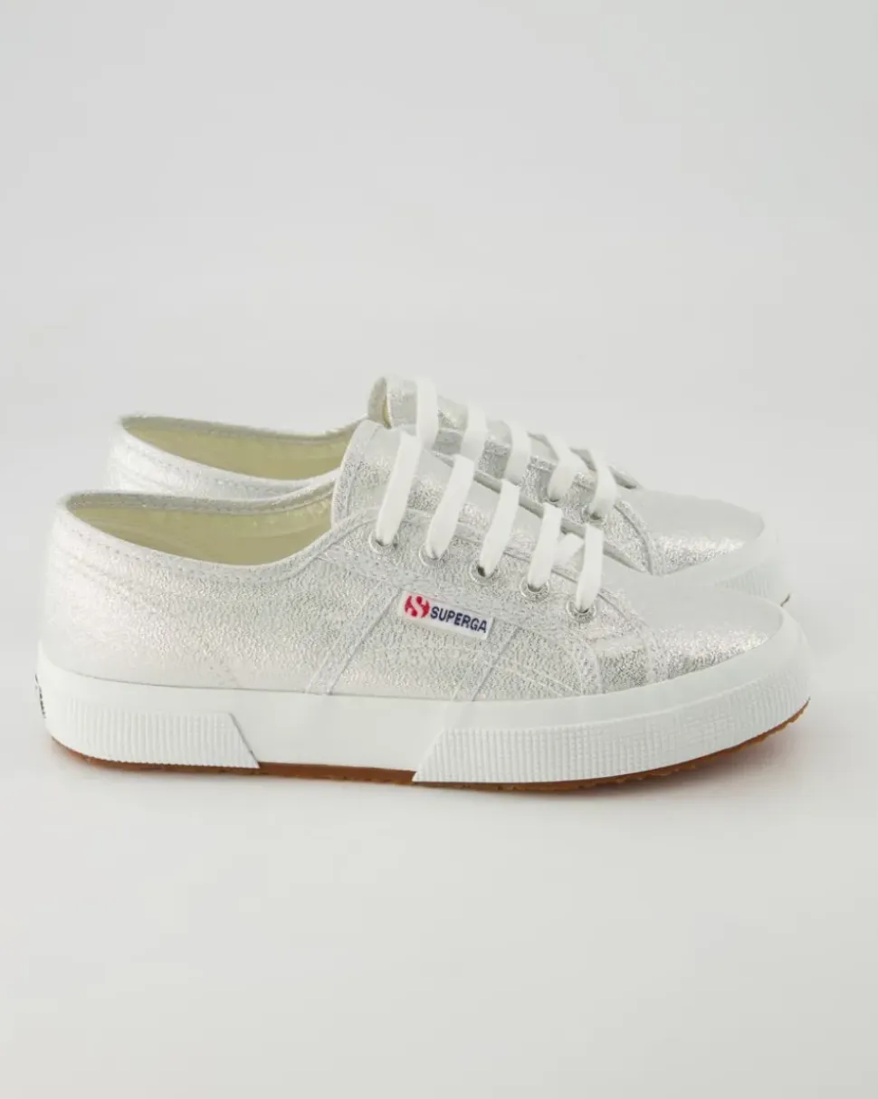 2750-Lame Schnürschuhe in Silber