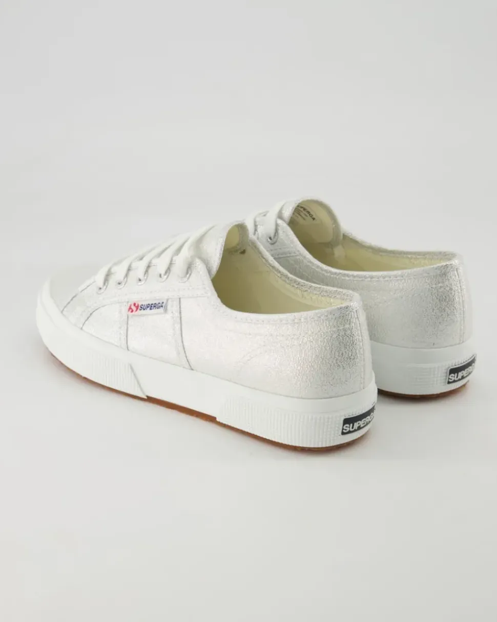 2750-Lame Schnürschuhe in Silber
