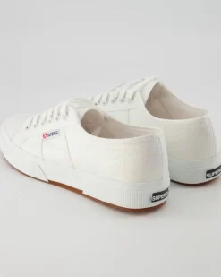 2750-Lame Schnürschuhe in Weiß