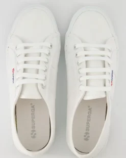 2750-Lame Schnürschuhe in Weiß