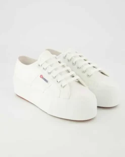 2790-Lame Sneaker in Weiß