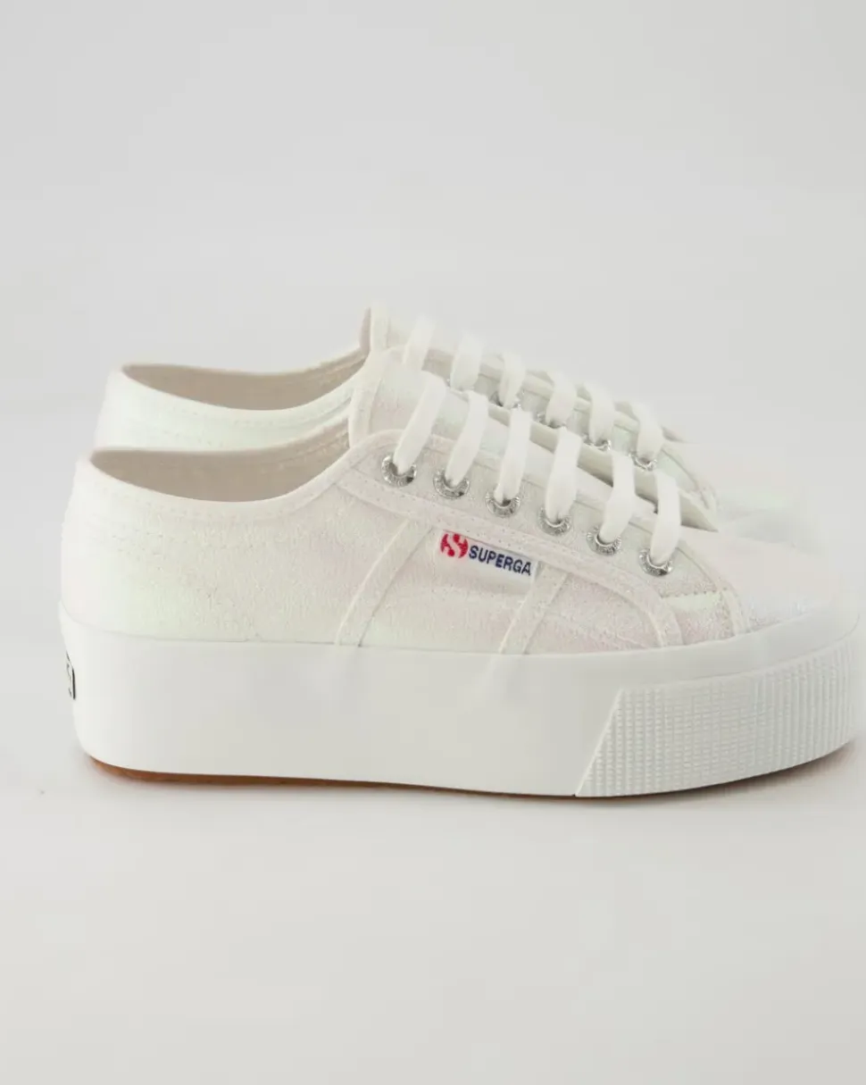 2790-Lame Sneaker in Weiß