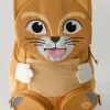Large Friend Katze Rucksack in Braun