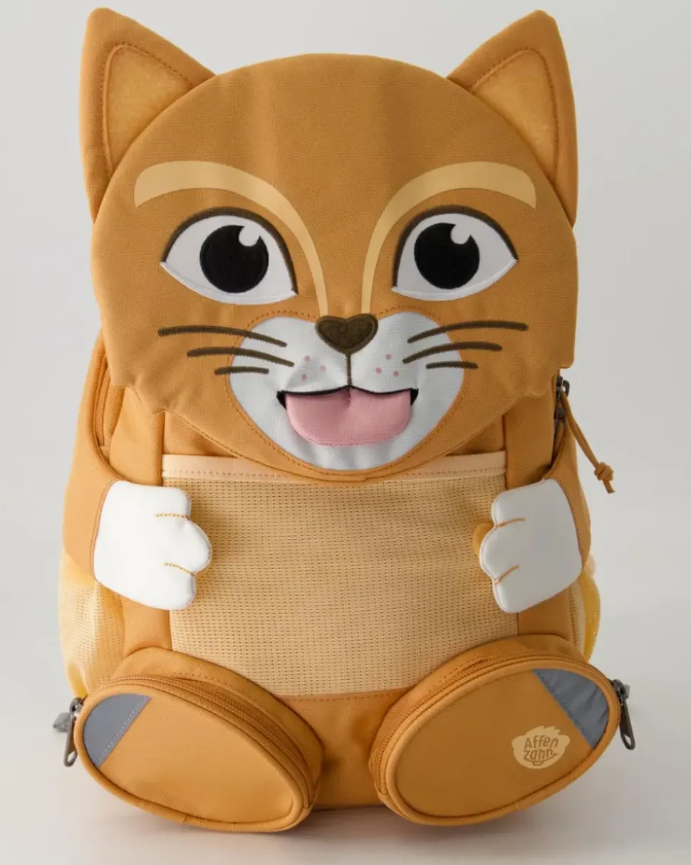 Large Friend Katze Rucksack in Braun