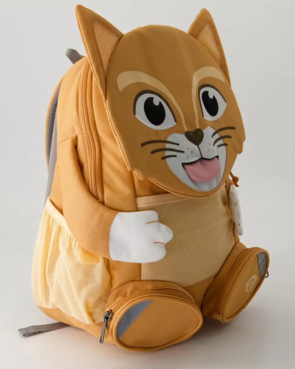 Large Friend Katze Rucksack in Braun