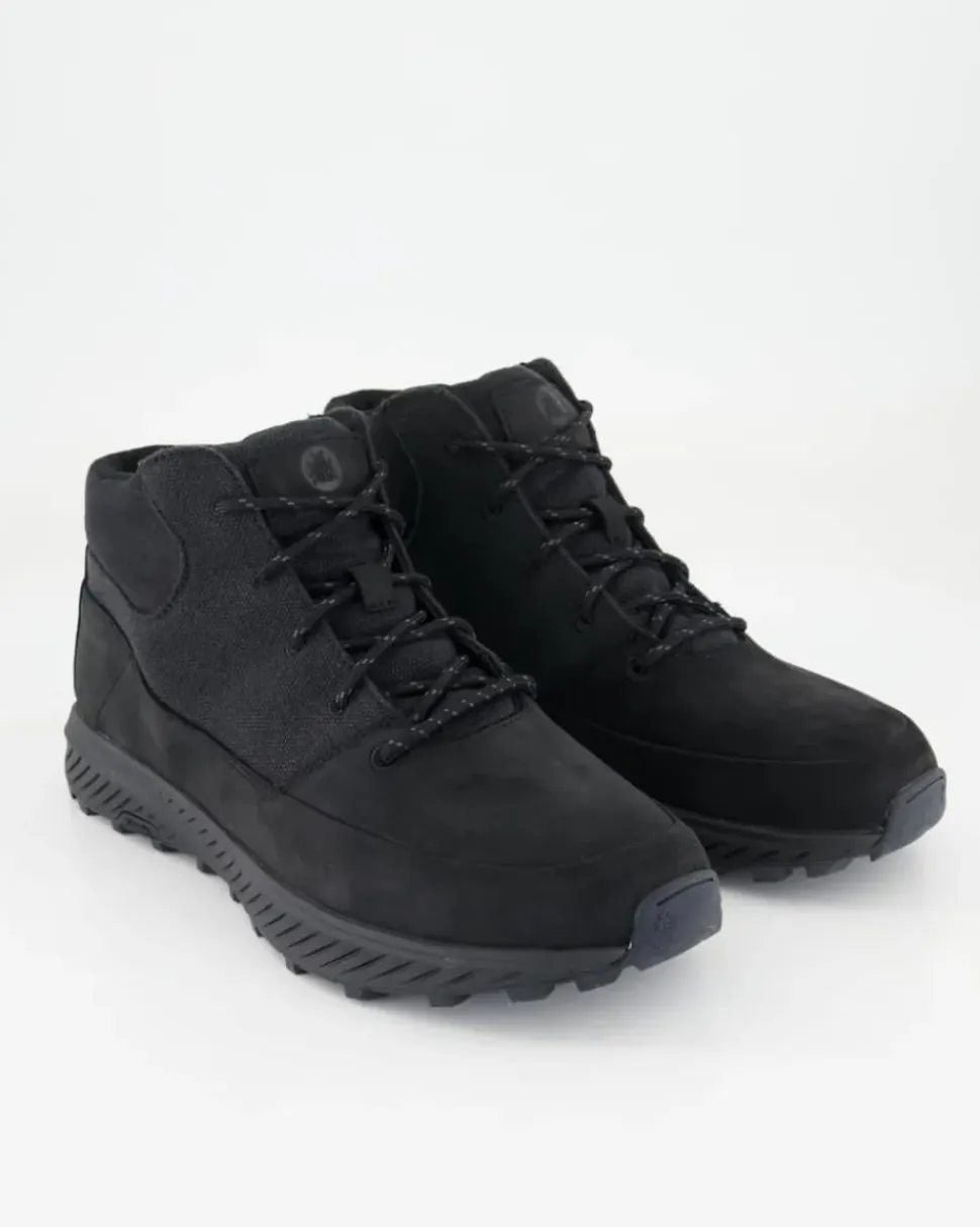 Larvik Hemp Biosole Wanderschuhe in Schwarz
