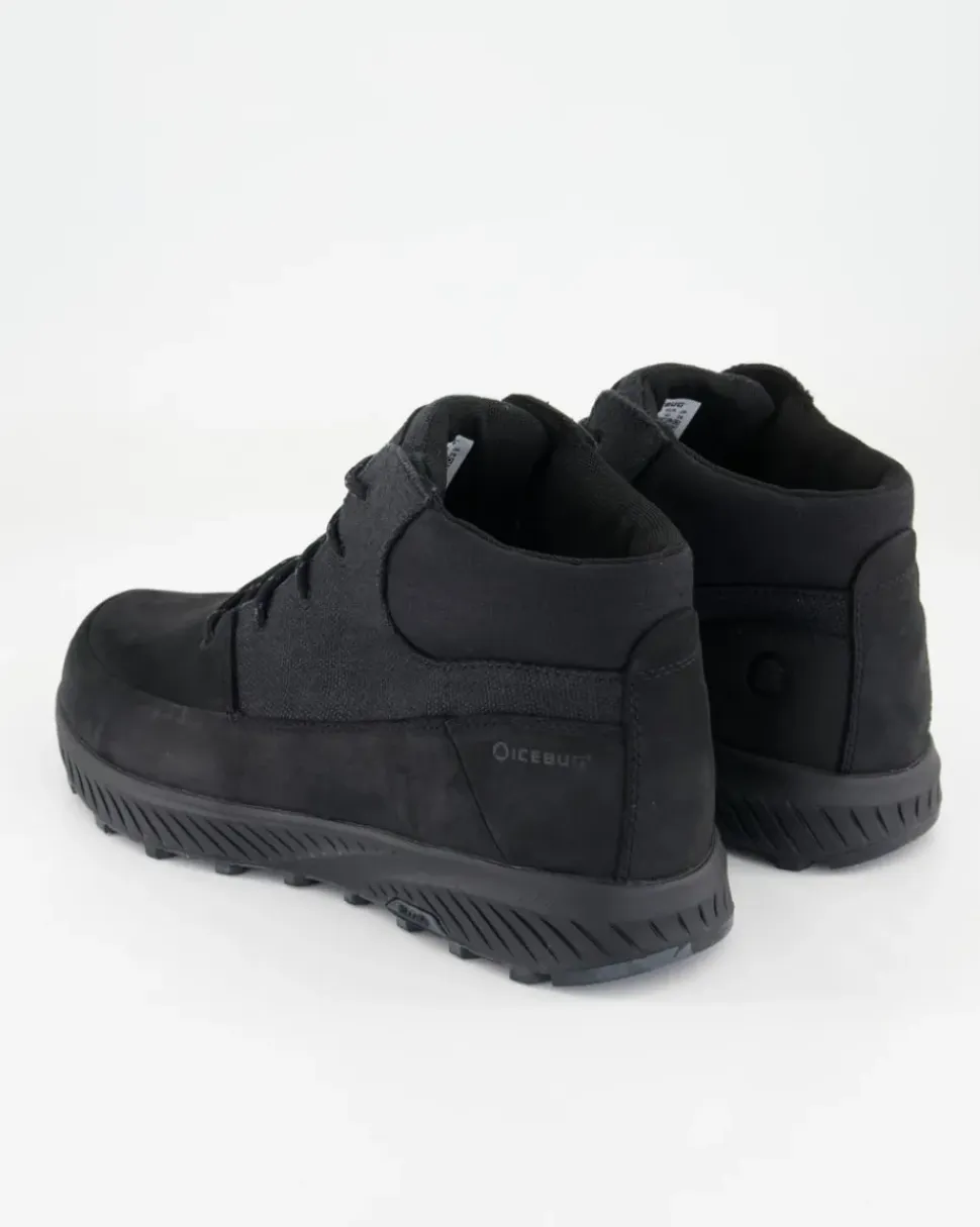 Larvik Hemp Biosole Wanderschuhe in Schwarz