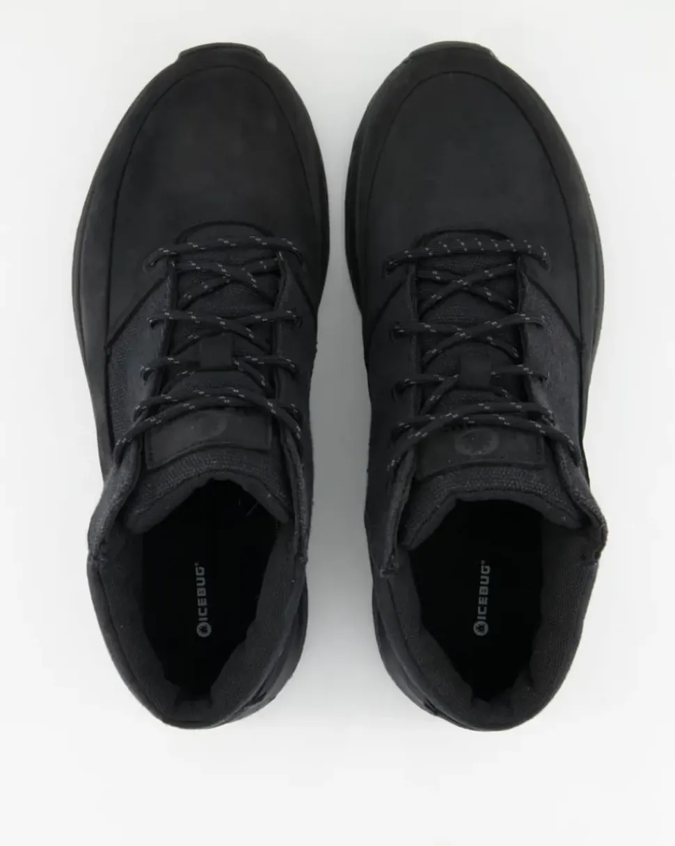 Larvik Hemp Biosole Wanderschuhe in Schwarz