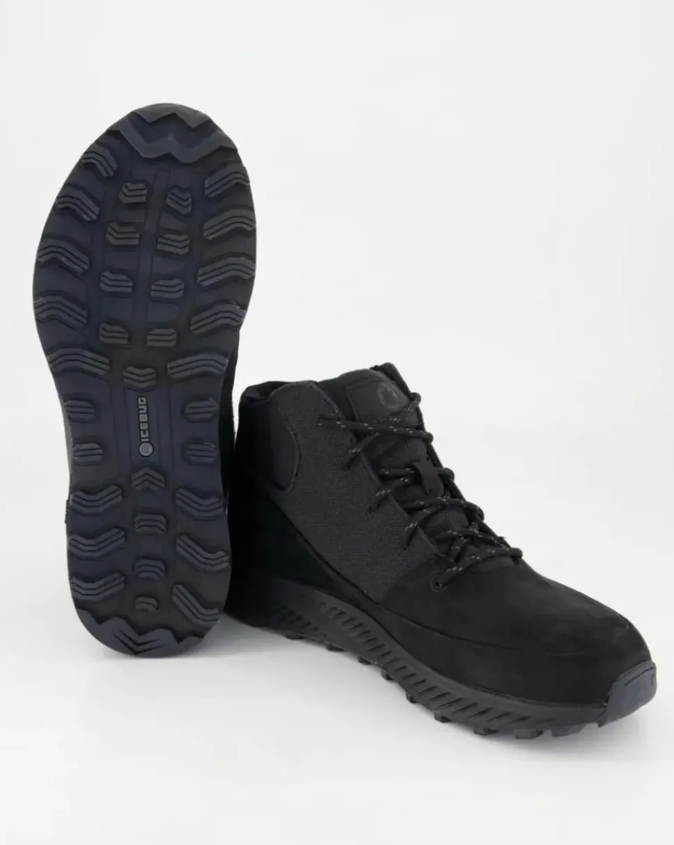 Larvik Hemp Biosole Wanderschuhe in Schwarz