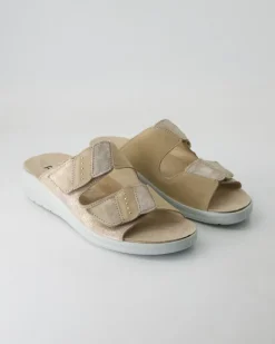 Latina Pantoletten in Beige