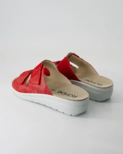 Latina Pantoletten in Rot