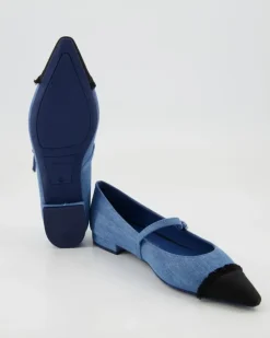 LAURO Ballerinas in Blau