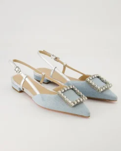 Lavanda Slingpumps in Blau
