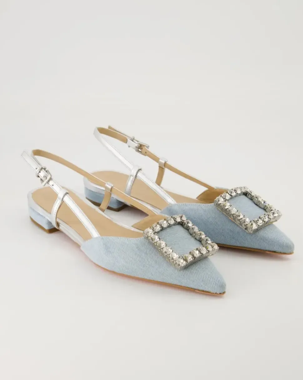 Lavanda Slingpumps in Blau