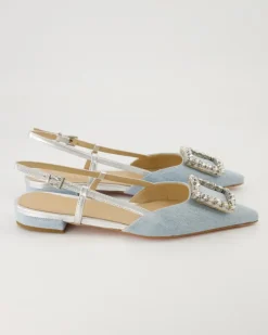 Lavanda Slingpumps in Blau