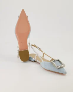 Lavanda Slingpumps in Blau