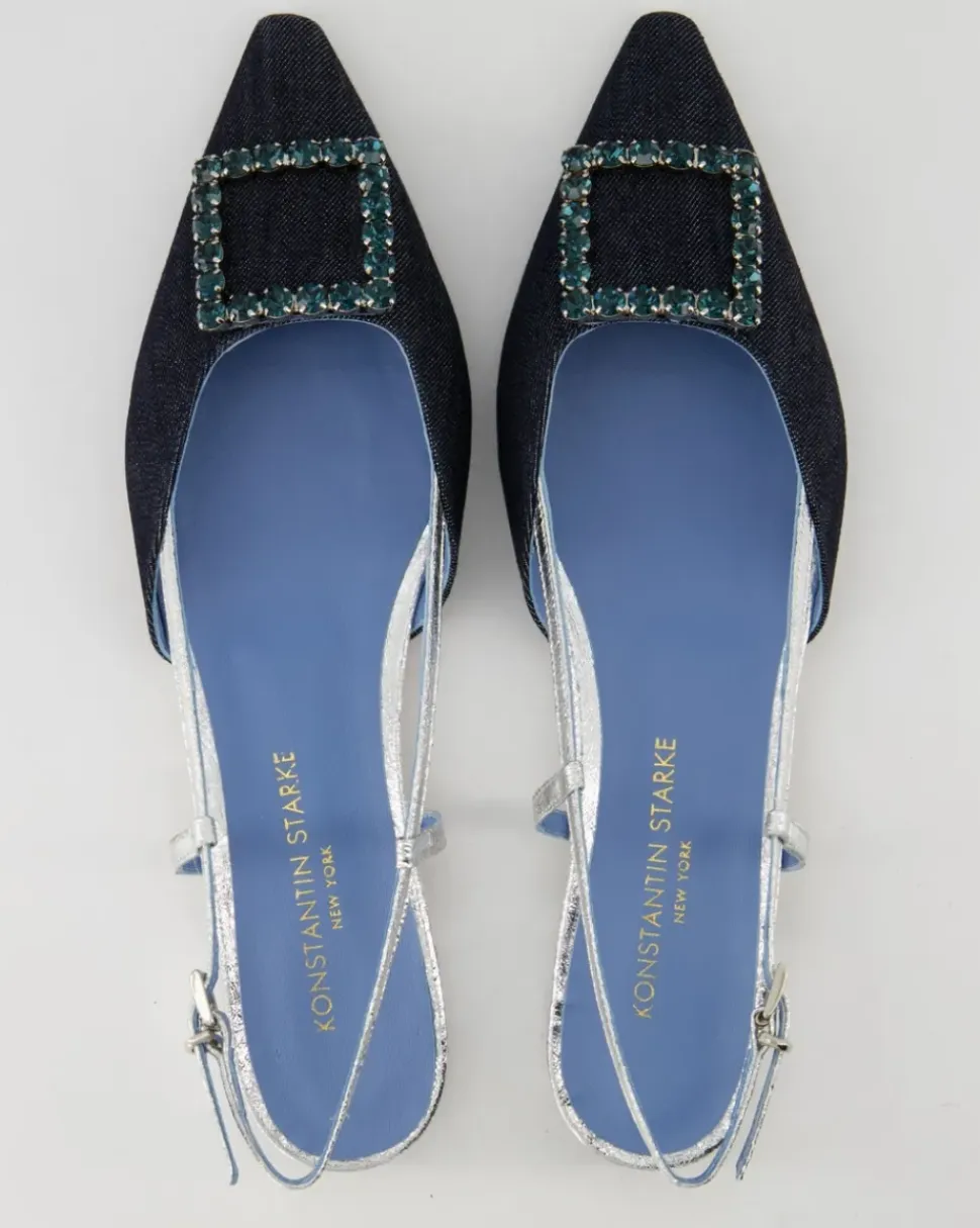 LAVANDA Slingpumps in Blau