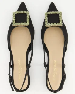 Lavanda Slingpumps in Schwarz