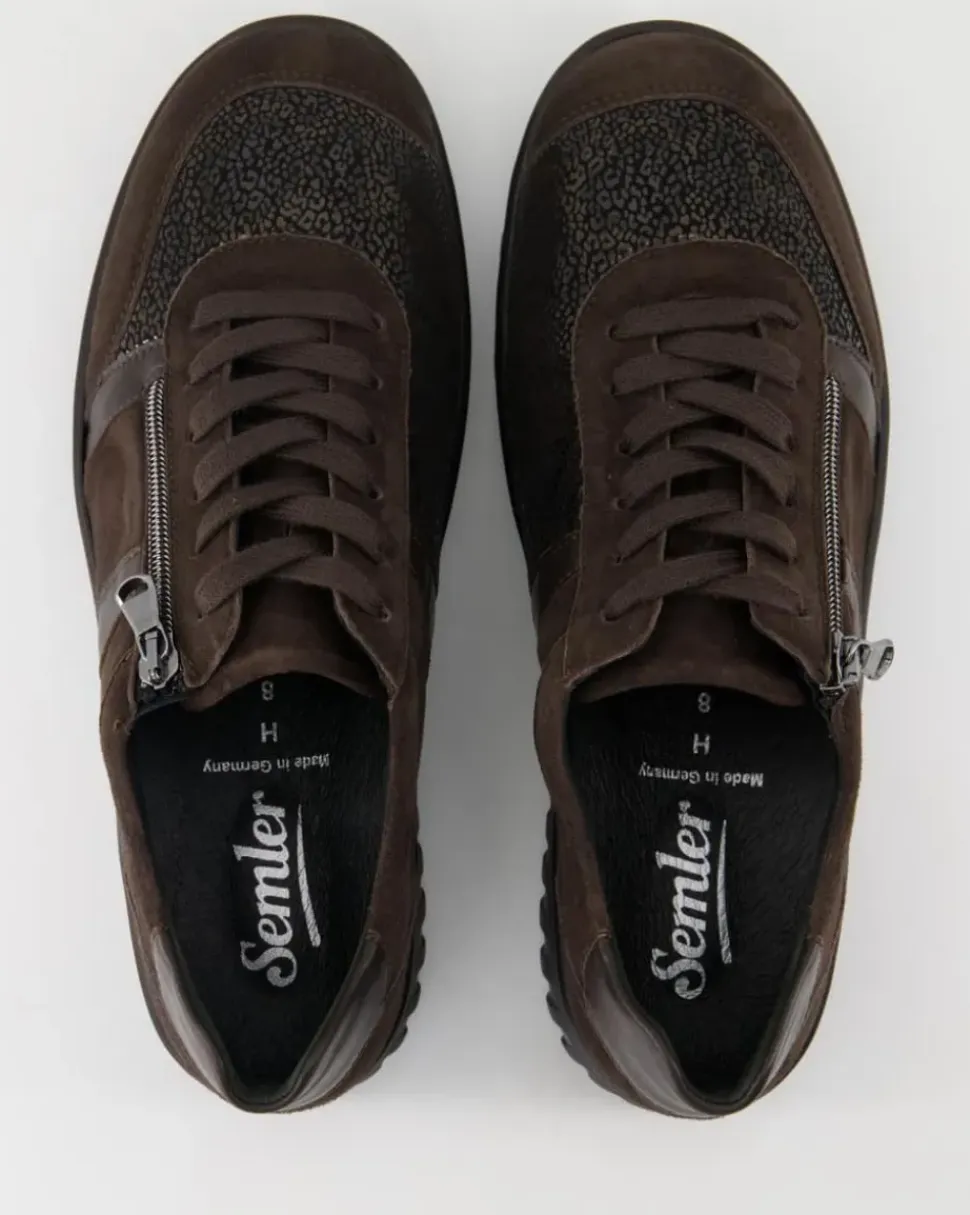 LENA Schnürschuhe in Braun