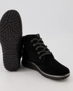Lena Schnürstiefel in Schwarz