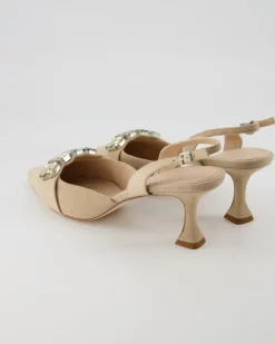 Lia Slingpumps in Beige