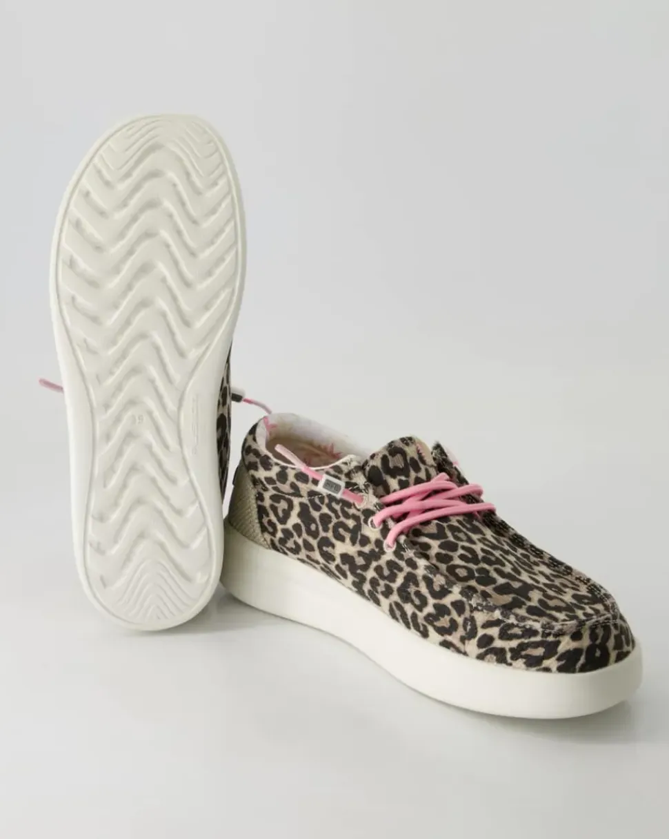 Lily leo beige Slipper in Braun