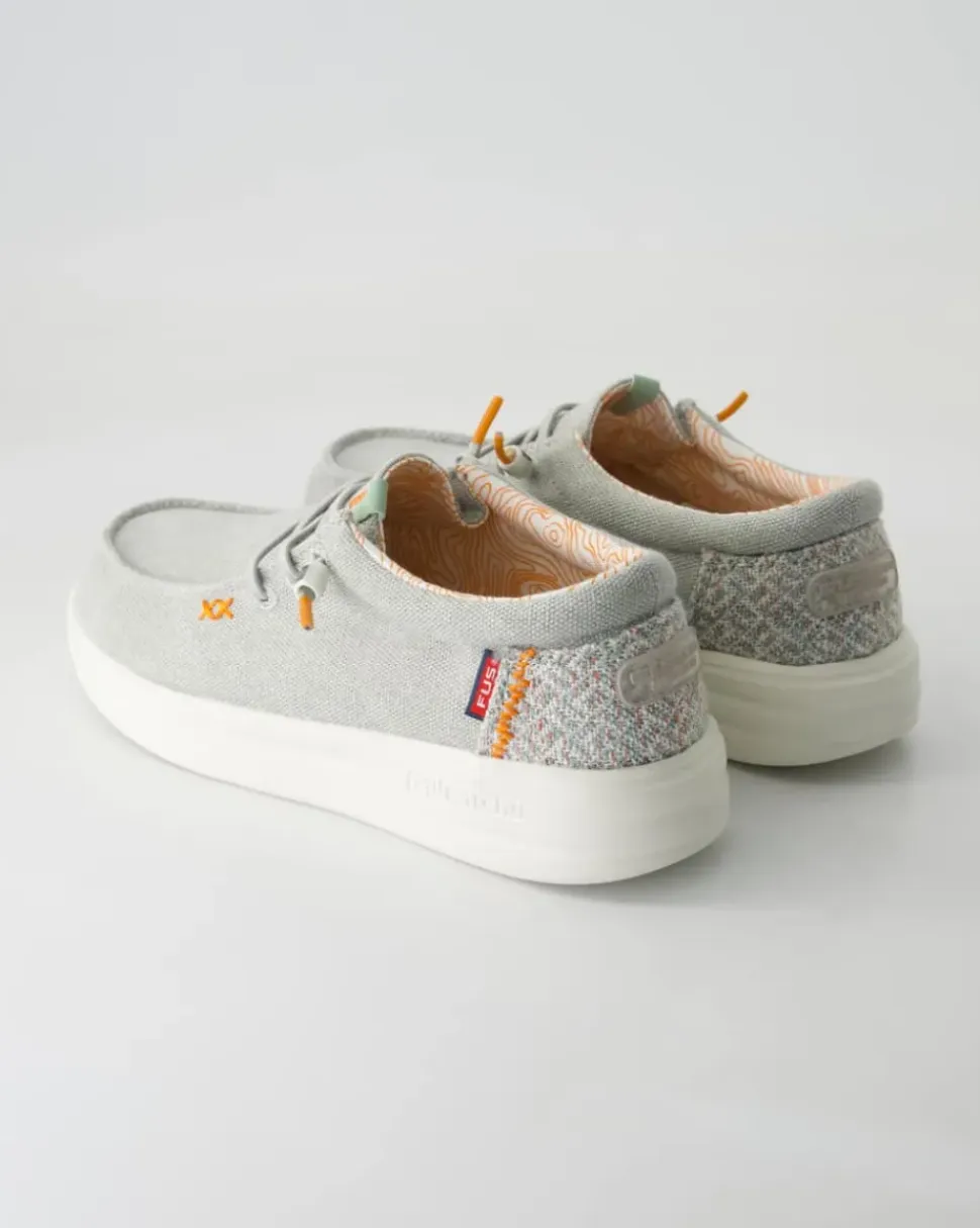 Lily washed Slipper in Grau
