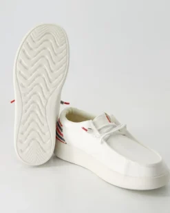 Lily washed Slipper in Weiß