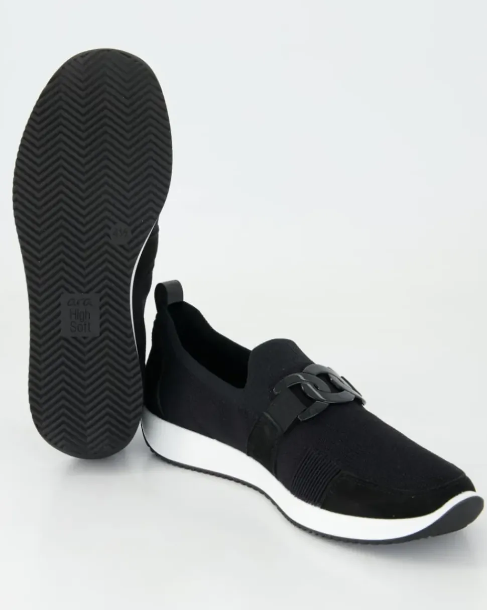 LISSABON Slipper in Schwarz