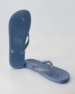 083140LO-BD693 Zehentrenner in Blau