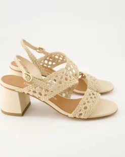 L9102 Sandalen in Beige