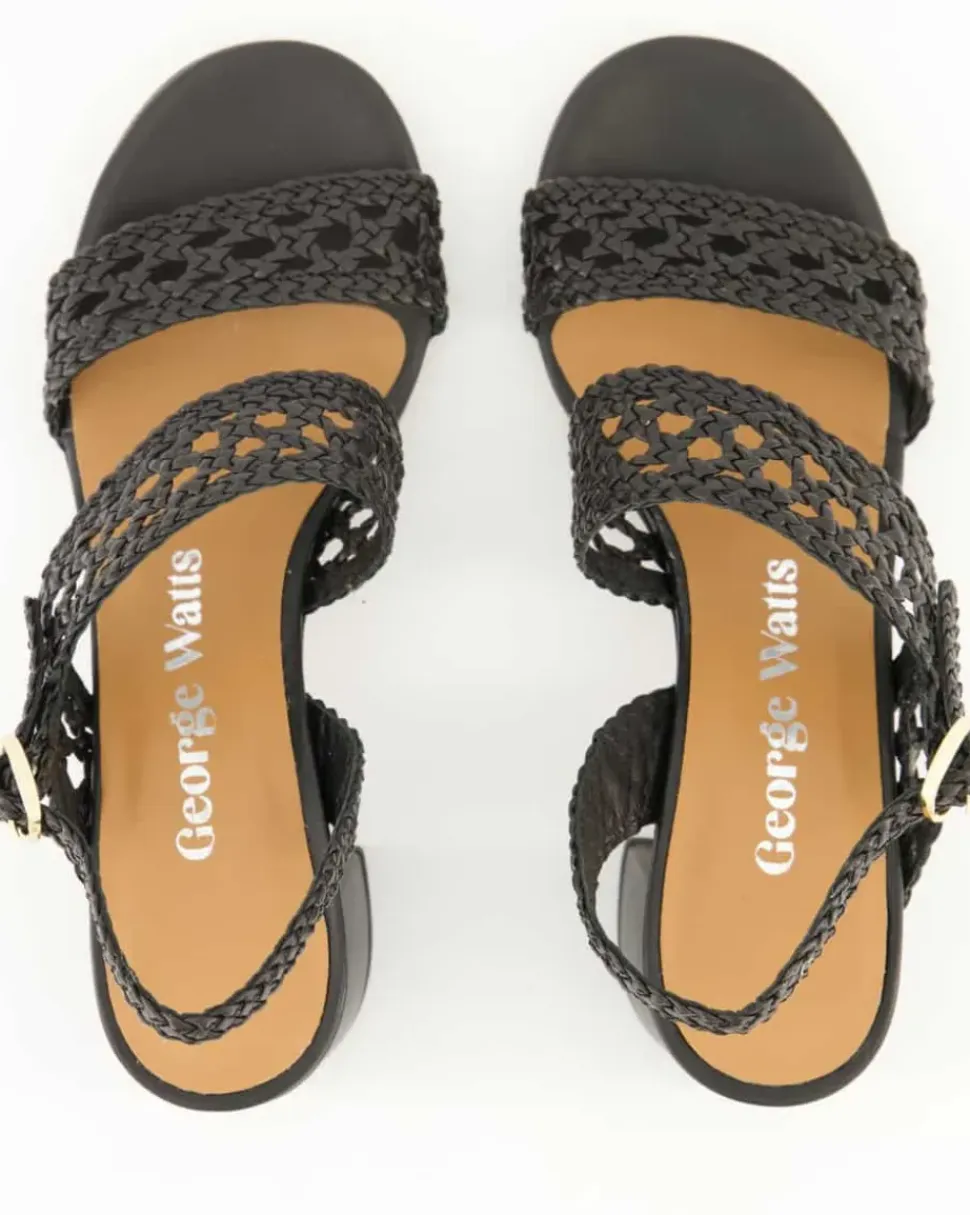L9102 Sandalen in Schwarz