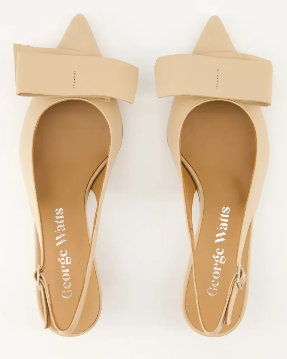 L5804 Slingpumps in Beige