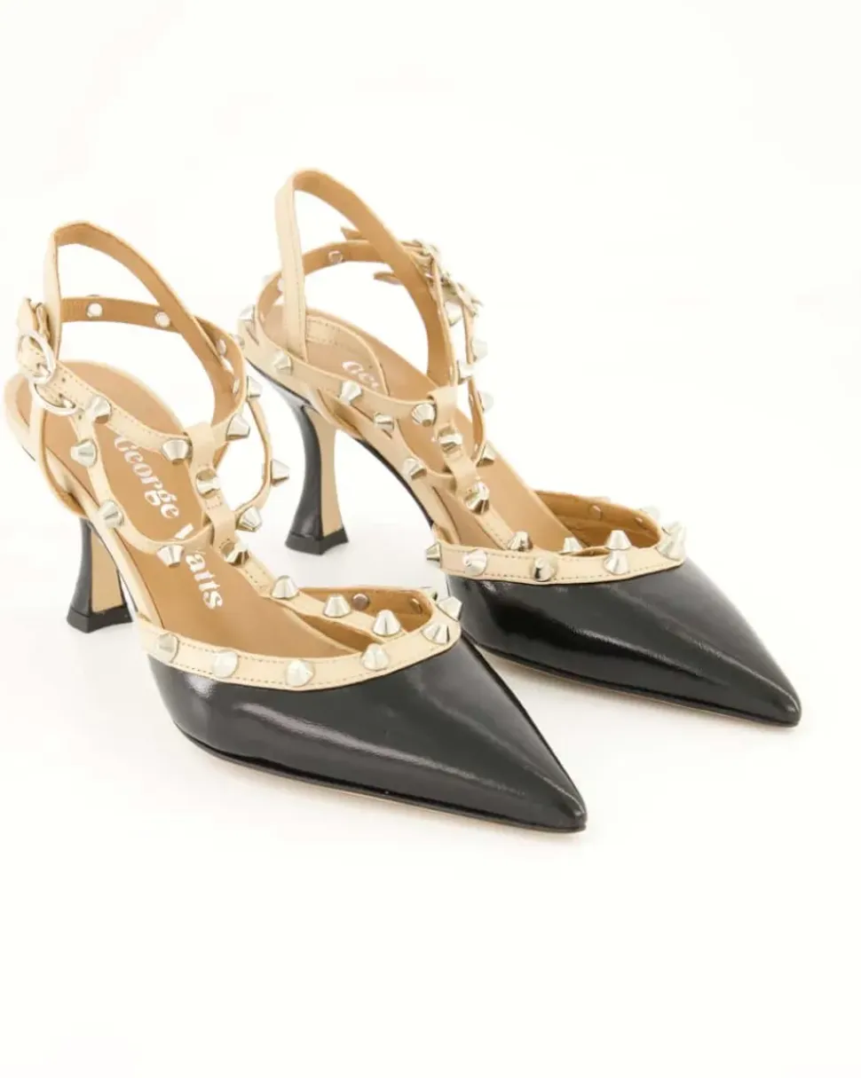 L5110 Slingpumps in Schwarz