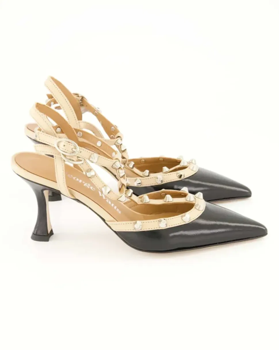 L5110 Slingpumps in Schwarz