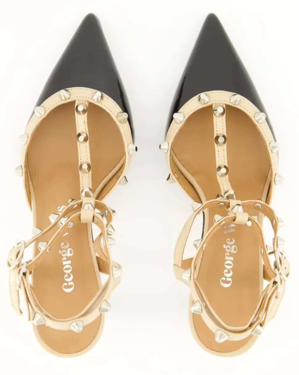L5110 Slingpumps in Schwarz