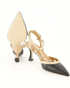 L5110 Slingpumps in Schwarz