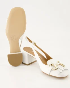 L6002 Slingpumps in Weiß