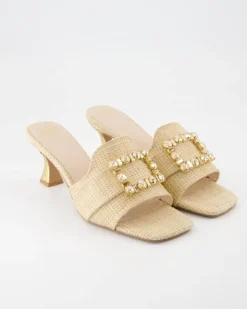Lucia-536 Pantoletten in Beige