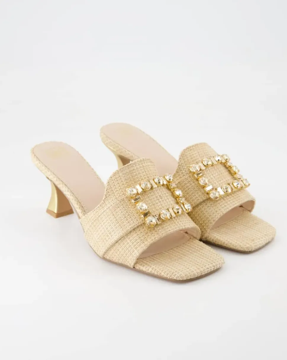 Lucia-536 Pantoletten in Beige
