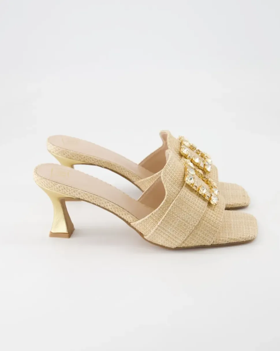 Lucia-536 Pantoletten in Beige