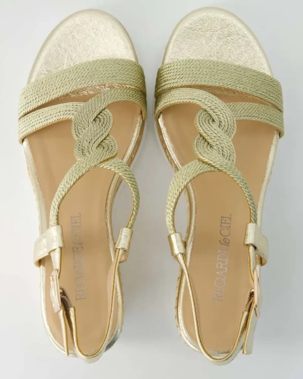 Madison 02 Sandalen in Gold