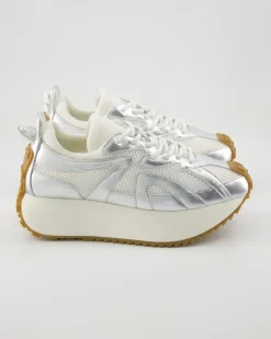 Maribella Runner Metallic Sneaker in Silber