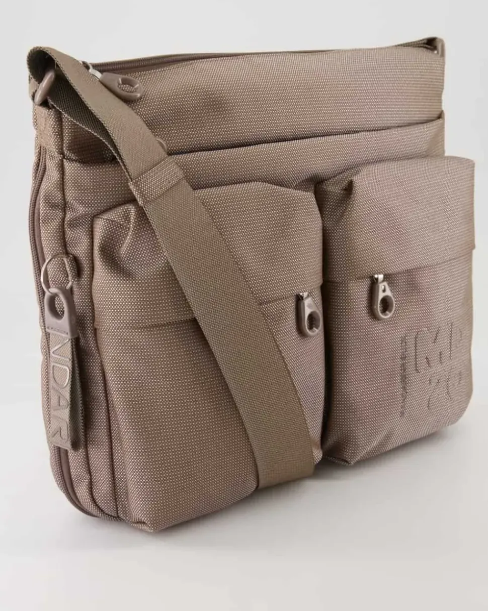 MD20 Crossover Umhängetasche in Beige