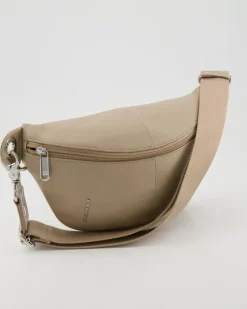 Mellow Leather Bum Bag Umhängetasche in Beige