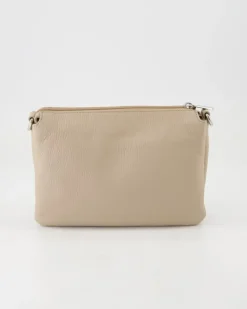 Mellow Leather Pochette Umhängetasche in Beige