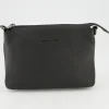 Mellow Leather Pochette Umhängetasche in Schwarz