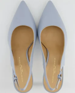 MENTHA Slingpumps in Blau